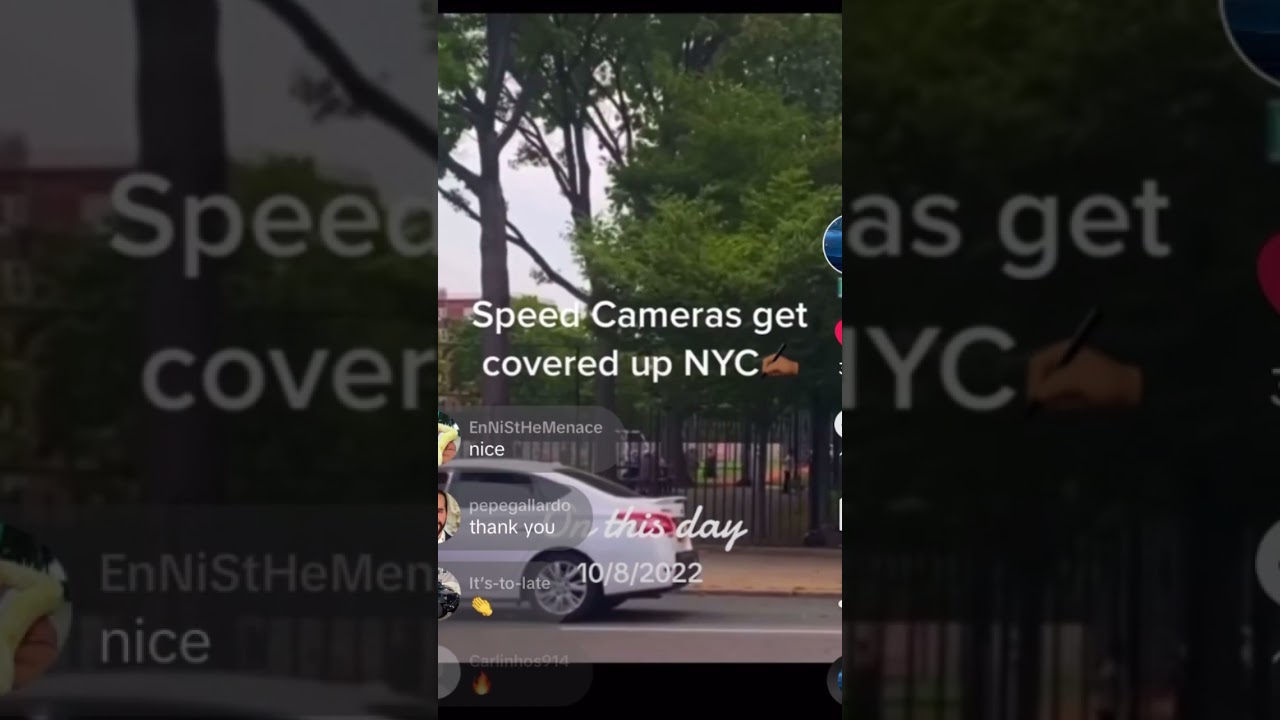 Speed Cameras Getting covered all over NYC! #cameras #speeding #newyork