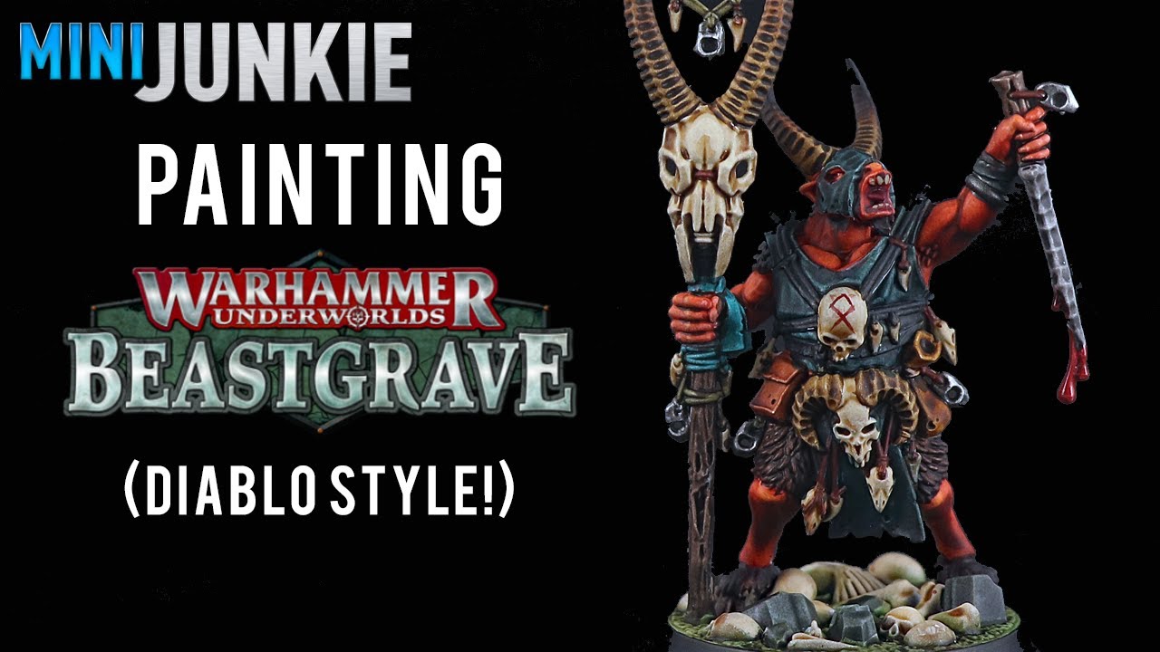 Painting Beastgrave - Grashrak's Ravagers Beastmen