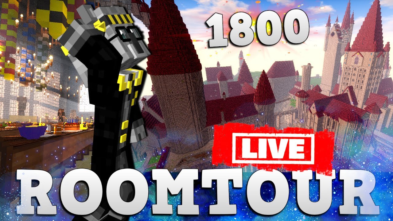 10 JAHRE SPÄTER! SO sieht HOGWARTS HEUTE aus! 🤯 XXL ROOMTOUR | Let's Build Hogwarts #1800 LIVE