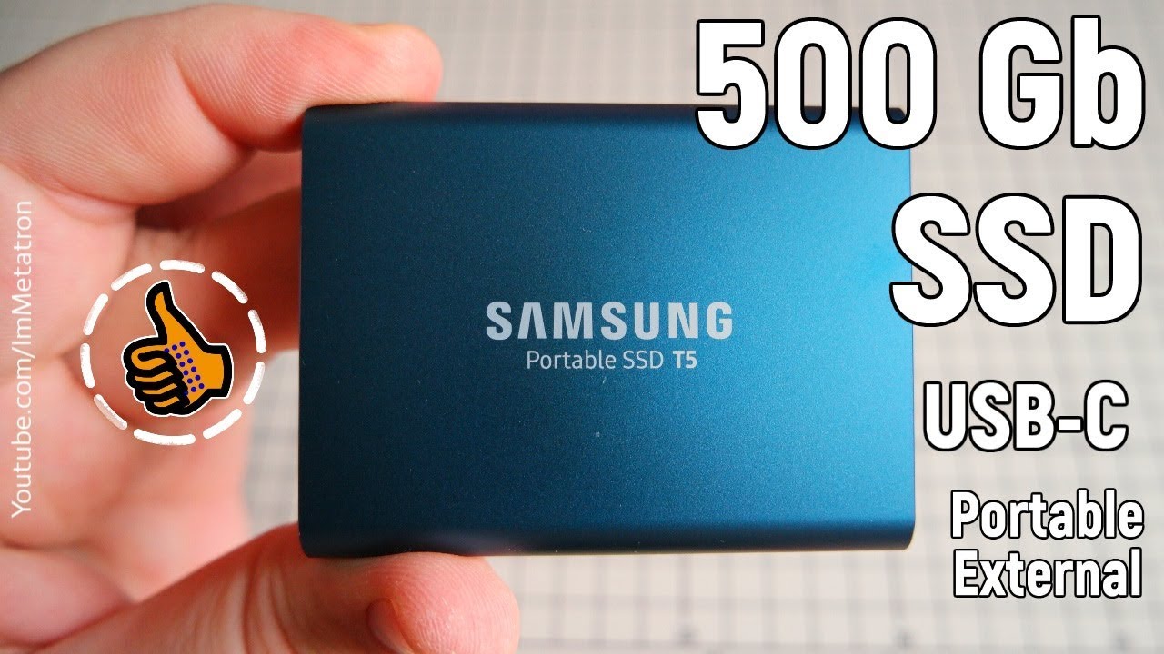Samsung T5 Portable SSD - 500GB 💾 Мой внешний диск