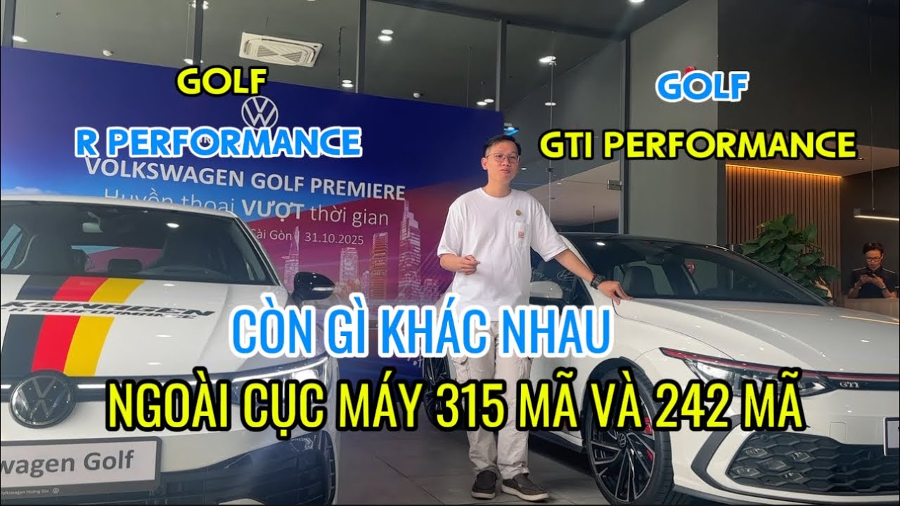 Golf R 4Motion 315hp vs Golf GTI 242hp | Nên Chọn Bản Nào Trước Giao Thừa?