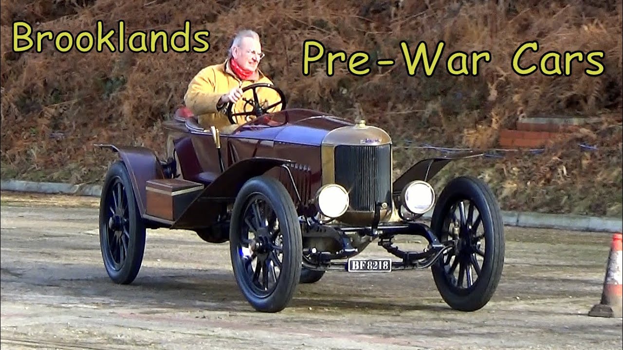 Vintage Sports Car Club at Brooklands Jan 2024 part 1