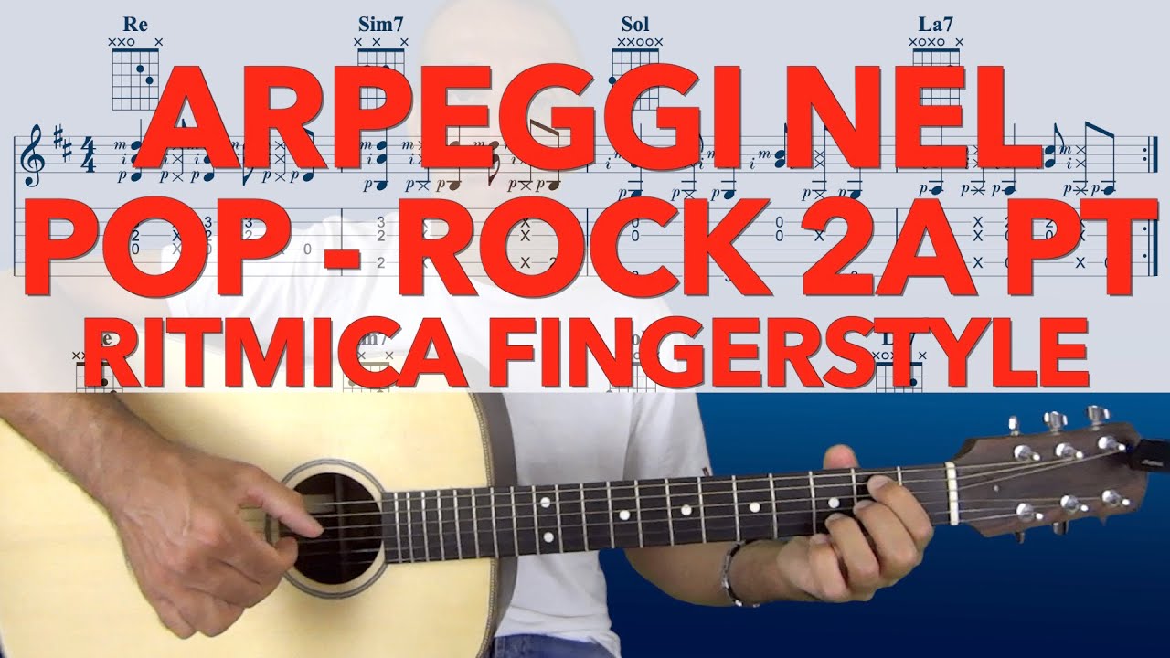 Giro di Rem fingerstyle - arpeggio ritmico - parte 2