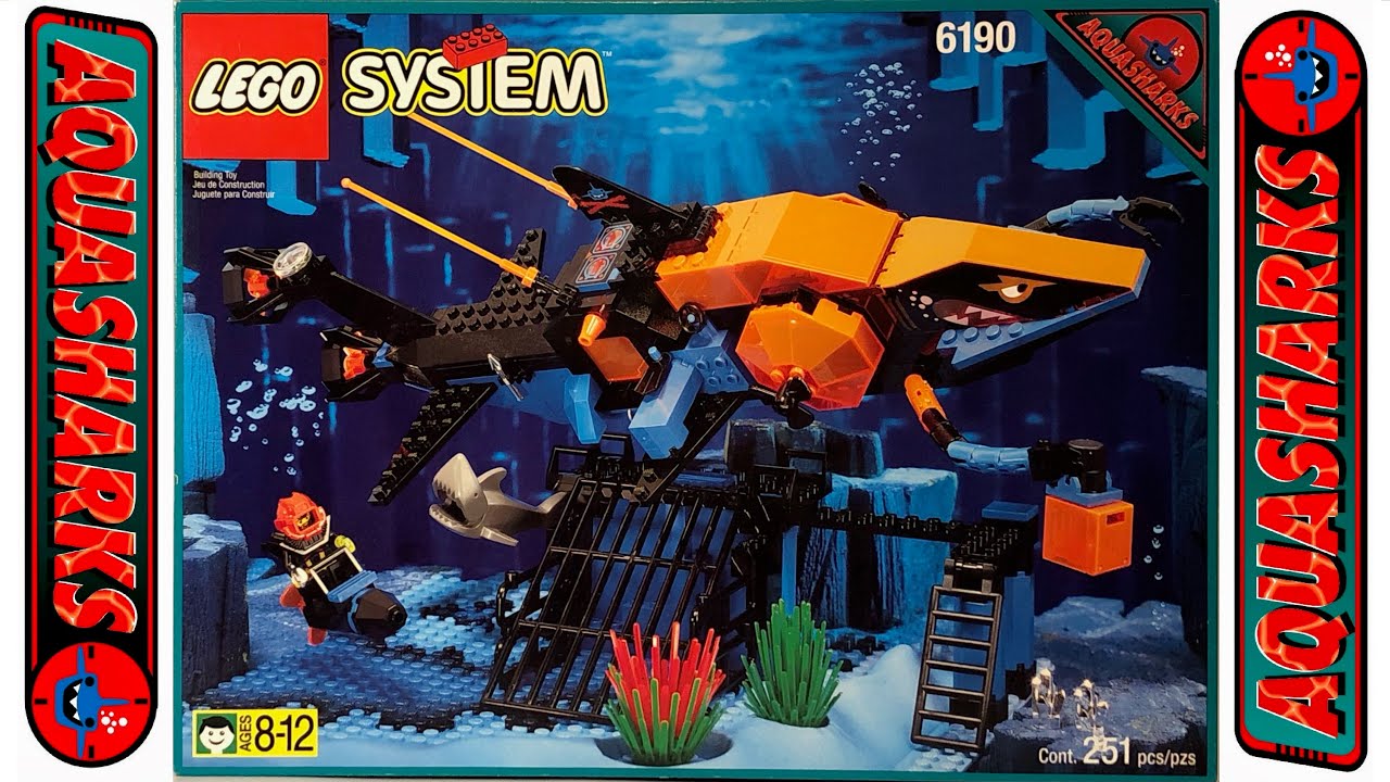 Awesome! LEGO Aquasharks Crystal Cave Base 6190
