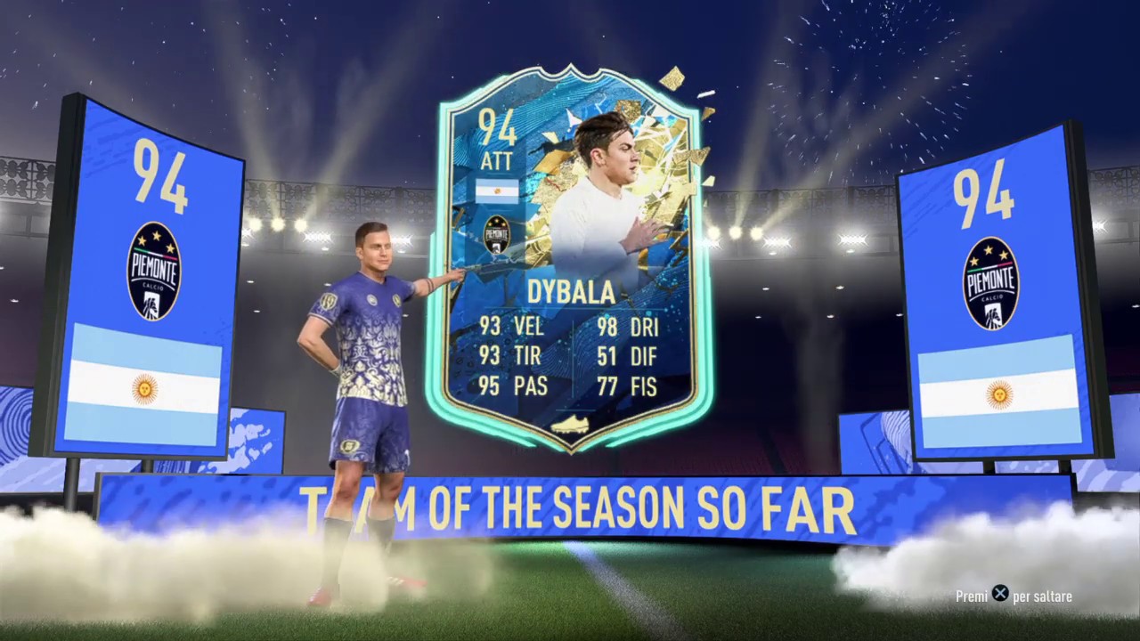 DYBALA 94 TOTS IN A PACK - FIFA 20 Ultimate Team Deluxe TOTSSF Guaranteed Pack