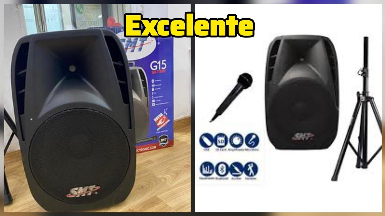 Bocina SMT Bluetooth 15 Pulgadas Review