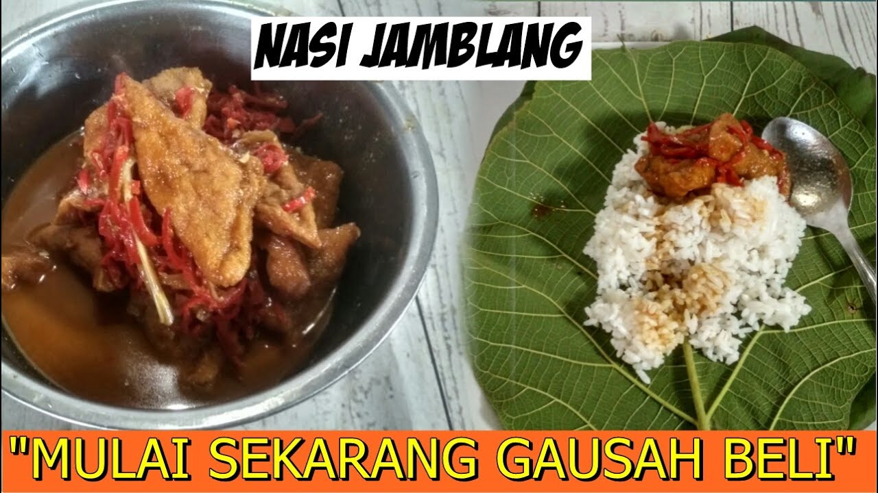 Resep Tahu Sambal Goreng Nasi Jamblang Khas Cirebon - Belajar Masak