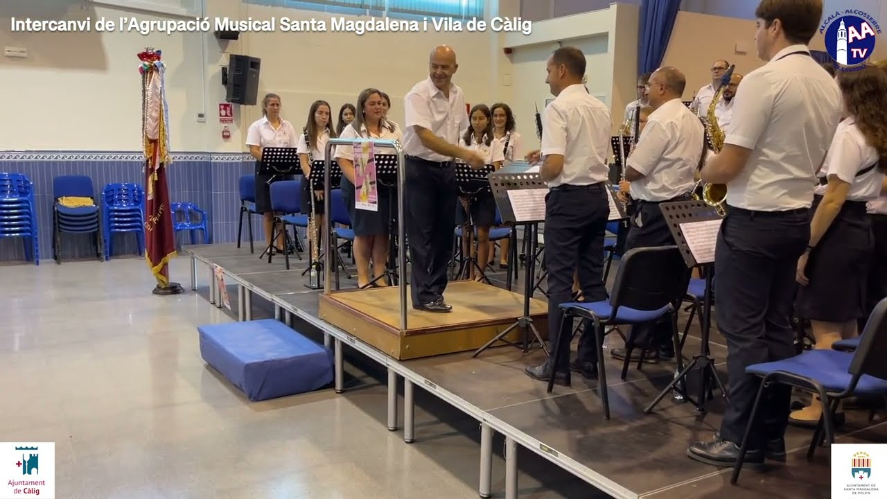 Intercanvi de l'Agrupació Musical Vila de Càlig i Santa Magdalena - Càlig