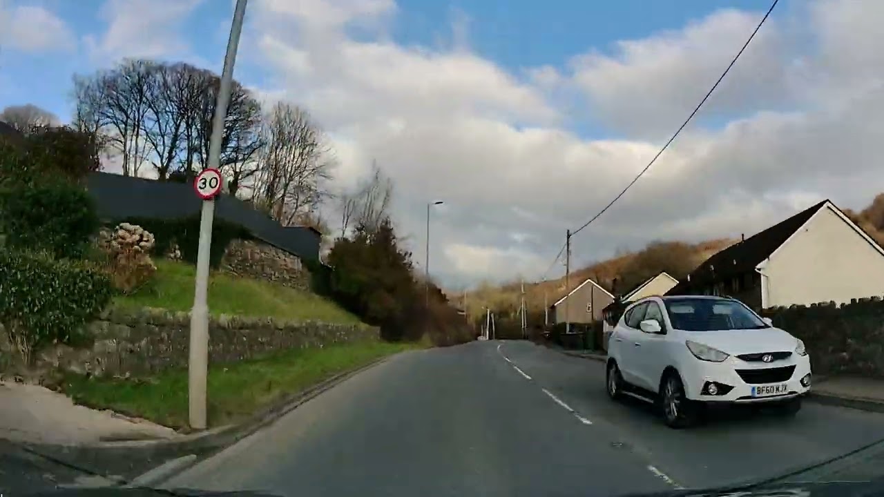 2× Speed Dash Cam: Llantarnam to Pen-Ffordd-Goch Pond via A472 & A4043 (Dec 2025)