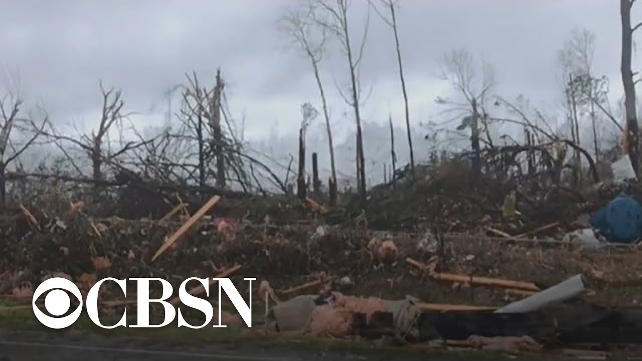 Death toll rises as apparent tornado hits Alabama