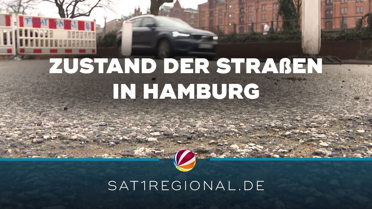 Zustand der Stra&szlig;en in Hamburg leicht verbessert