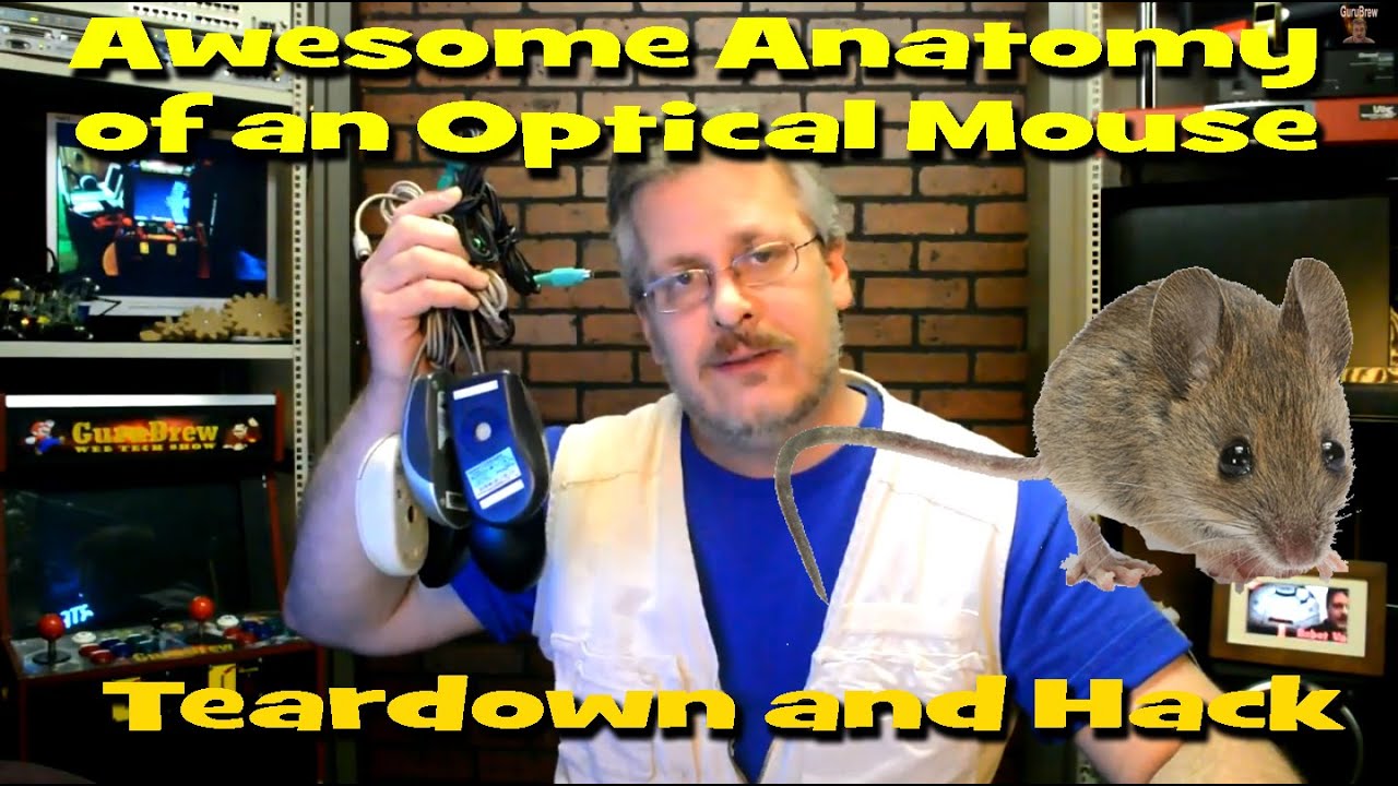 Awesome Anatomy of an Optical Mouse - Teardown and Hack