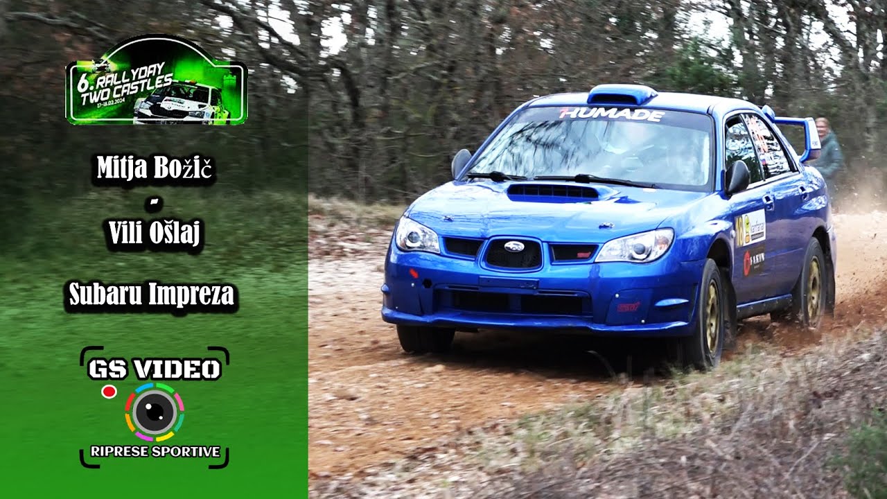6° RallyDay Due Castelli 2024 | Mitja Božič - Vili Ošlaj | Subaru Impreza