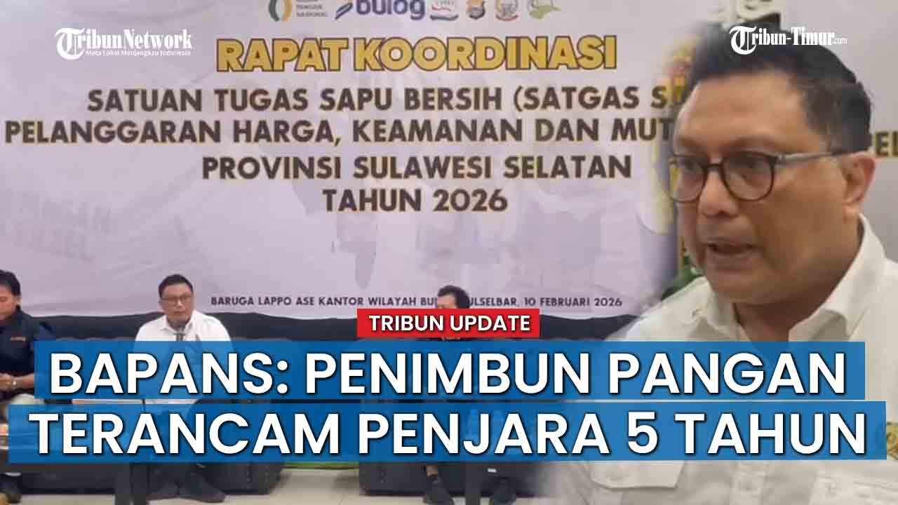 NEWS UPDATE; Warning Pedagang Nakal, Bapanas: Timbun  Pangan Jelang Ramadan Terancam Pidana