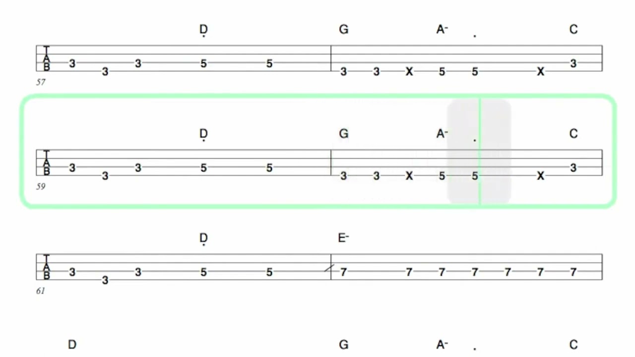 COUNTING CROWS ● Accidentally in Love [ Isolated Bass + TAB ]