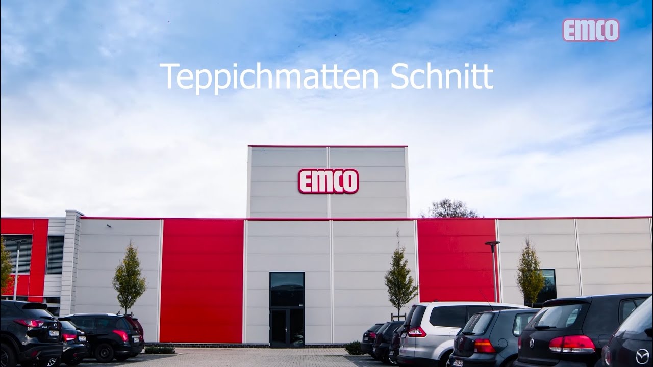 Teppichmattenproduktion - Schnitt der Matten | www.emco-tex.com
