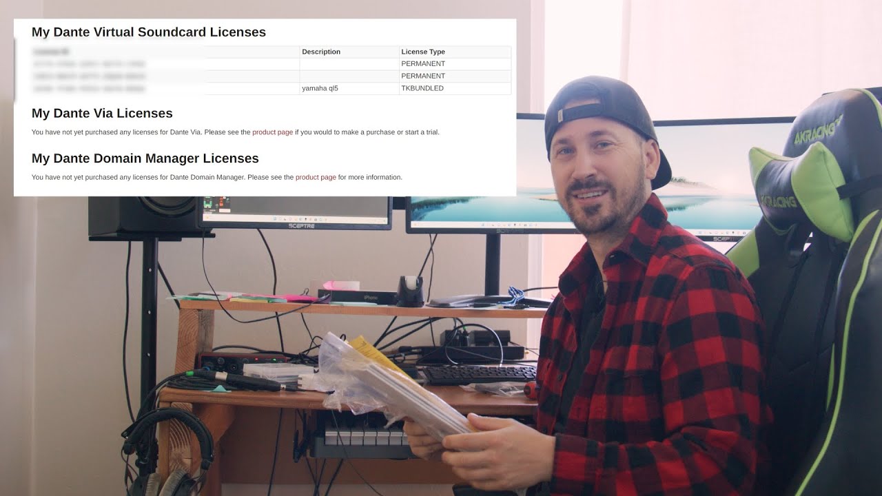 DO NOT TOSS AWAY YOUR QL1 OR QL5 MANUAL! FREE DANTE VIRTUAL SOUNDCARD TOKEN!