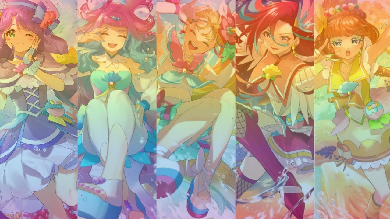 تحدي جمال بين فتيات Tropical-rouge precure 😍❤ { مانتسو 🤍 سانغو 💜 مينوري 💛 أسوكا ❤ لورا 💙 } من اجمل ؟