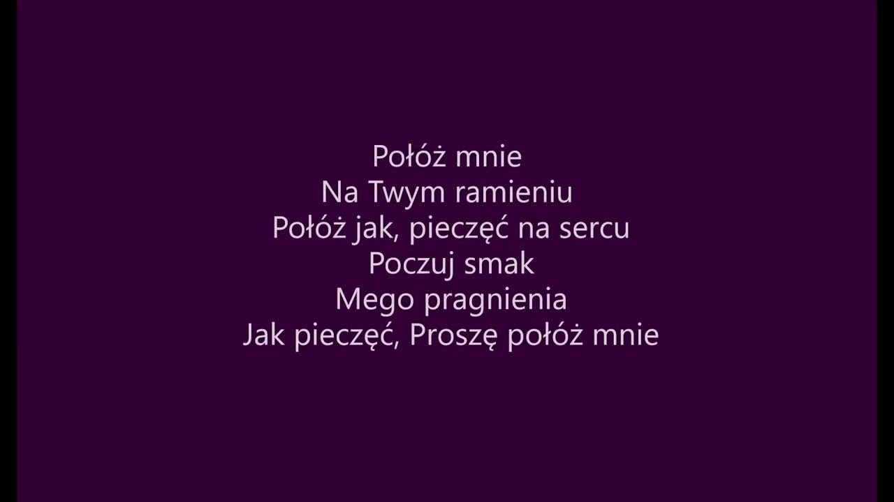Psalm dla Ciebie - Piotr Rubik (tekst)