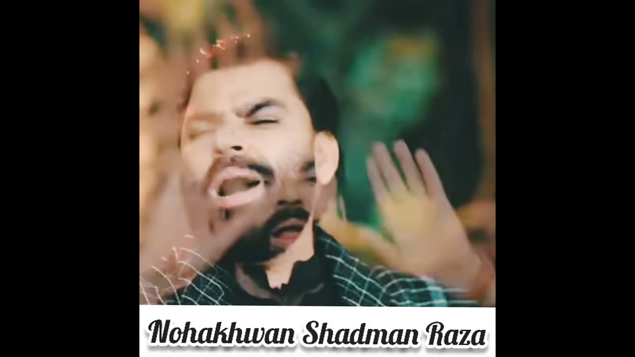 New Noha Shadman Raza 2022 | New Noha 2022 Status | New Noha Status 2022 | Shadman Raza Nohay