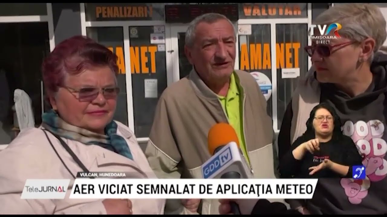Alertă la Vulcan: poluare extremă a aerului, efect cumulat din trei surse #StiriRegionale @TVRTM