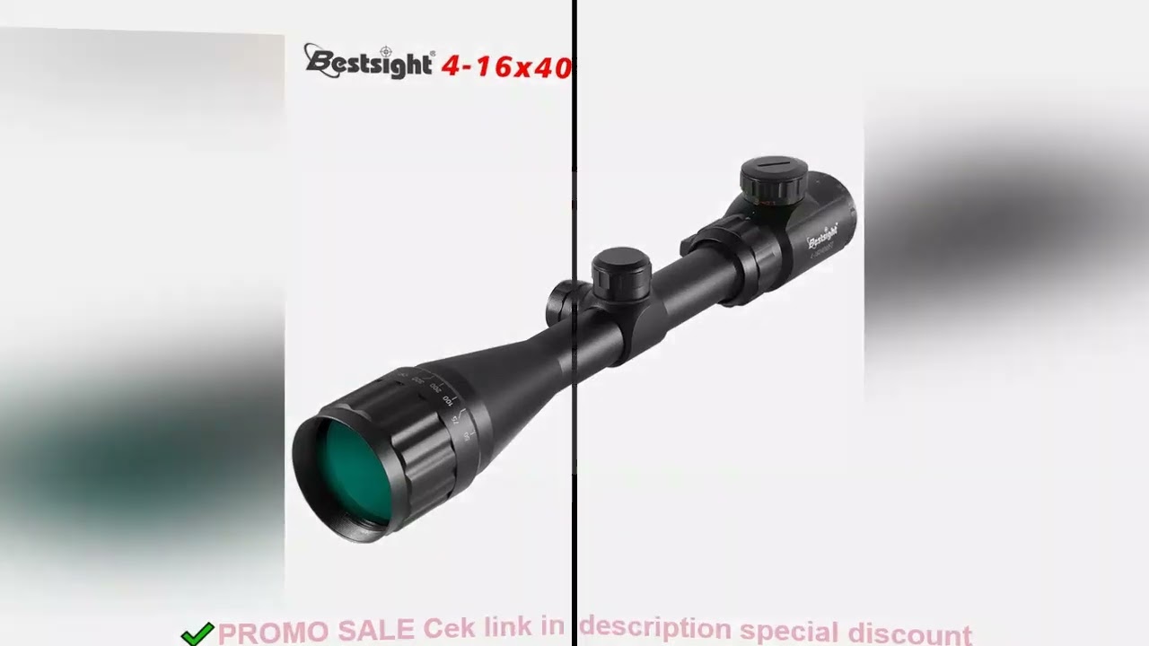 4-16X40 AOE Optics Hunting Riflescope Red&Green Dot Illuminated Sight Rifle Scope Sniper Gear Scope