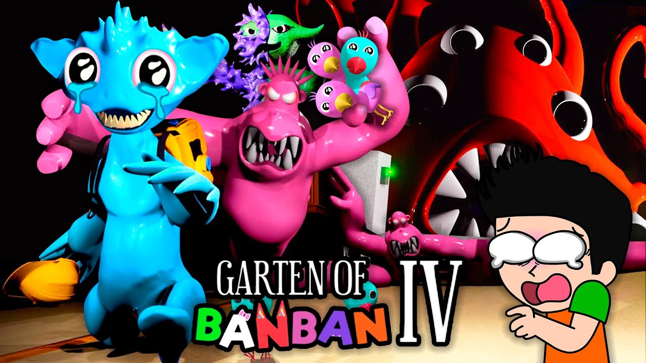 ENCUENTRO LOS NUEVOS PERSONAJES DE GARTEN OF BANBAN 4 😱 EL TRISTE FINAL DE SMILEY MILEY 😭JONDRES GC