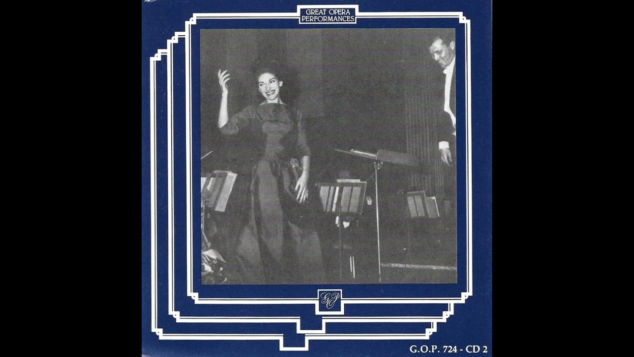 The Dallas rehearsals of Maria Callas (La Traviata act 1)