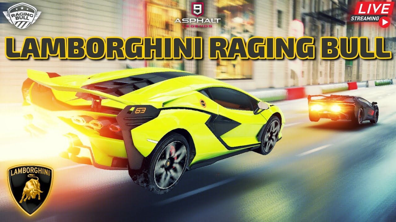 Asphalt 9 LIVE🔴: СЕТЕВОЙ СЕЗОН LAMBORGHINI RAGING BULL !🐂