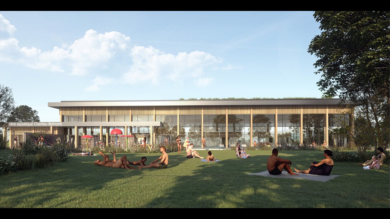 Présentation projet centre aquatique Charlieu Belmont Communauté
