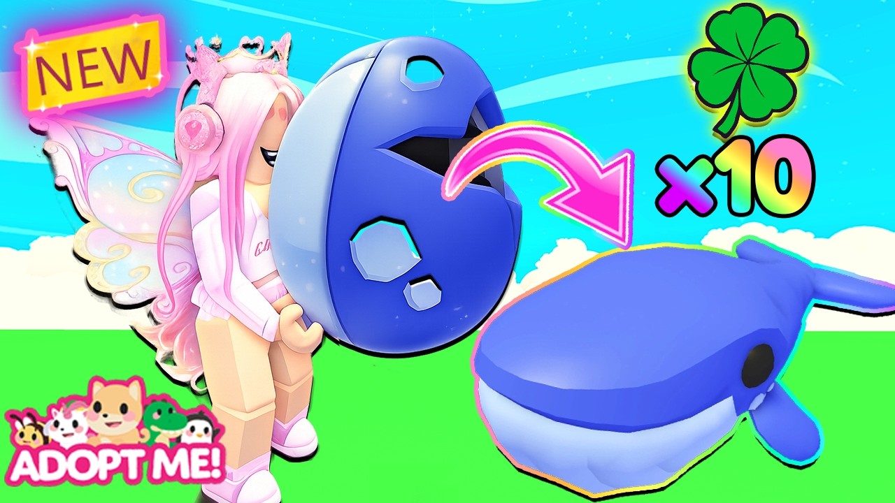 I Got 10x LUCK Hatching NEW Endangered Eggs In Adopt Me... Roblox