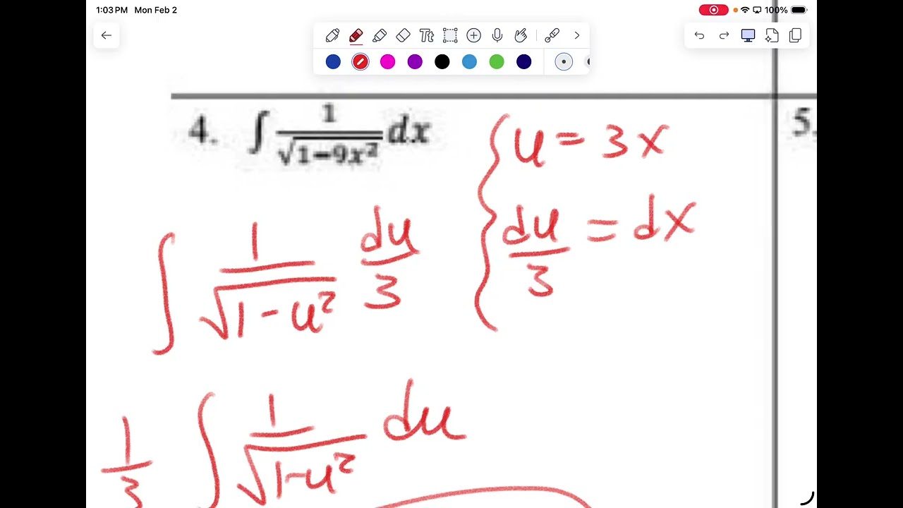 2,2 Calc 6.10 long division and completing the square to take antiderivatives