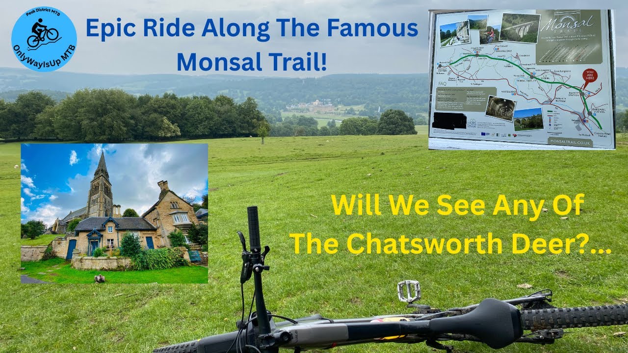 Riding The Famous Monsal Trail! | Looking Out For Deer On Chatsworth Estate | #peakdistrictmtb