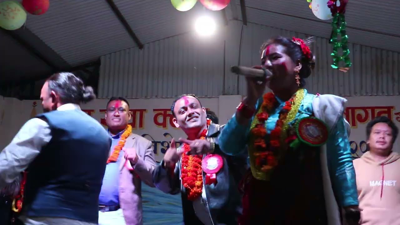 लोकदोहोरी गायिका सुमन थापामगर ।। Folk Song Singer Suman Thapa Magar. 2082-07-03 Purnagau Mela Myagdi