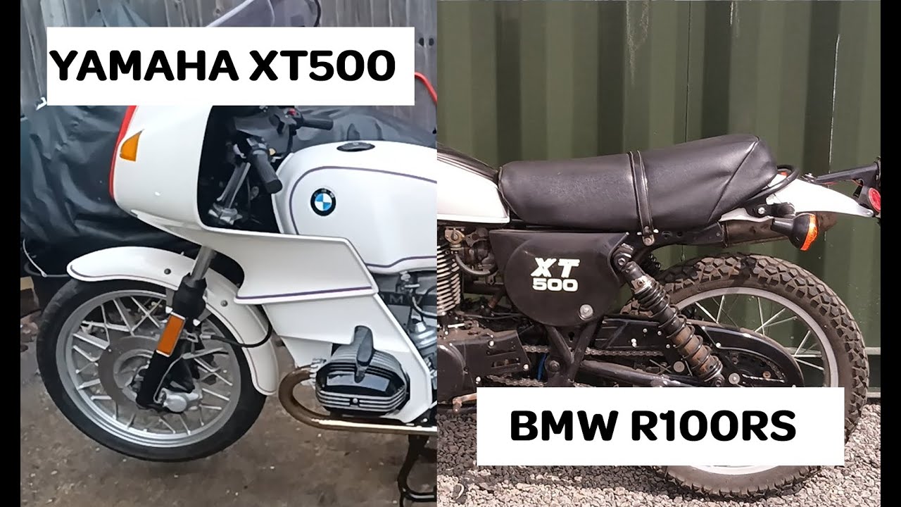 2 Bikes,1 Video   BMW R100 Yamaha XT500 - final jobs