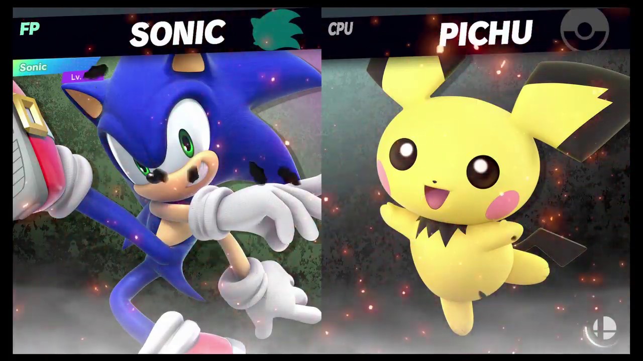 Super Smash Bros Ultimate Amiibo Fights   Request #5464 Sonic vs Pichu