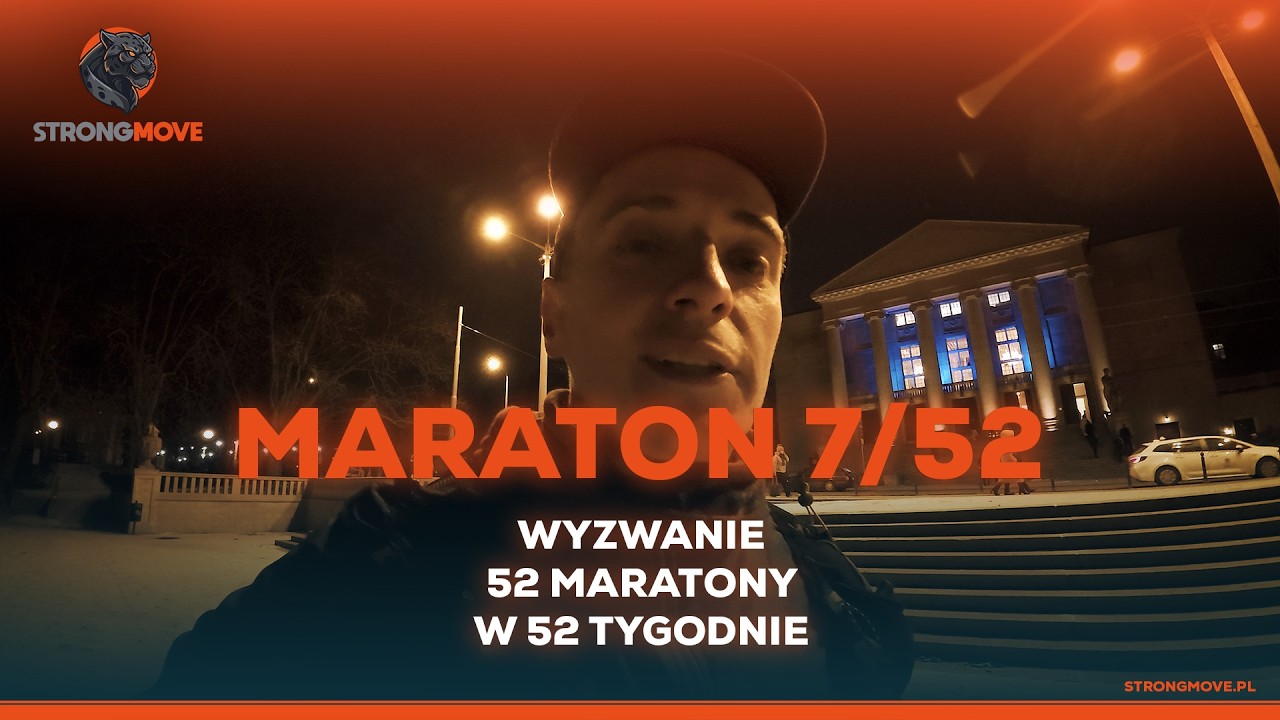 Maraton 7/52 - Ucieczka z miasta i walka na lodzie, zmęczenie narasta  #bieganie #maraton