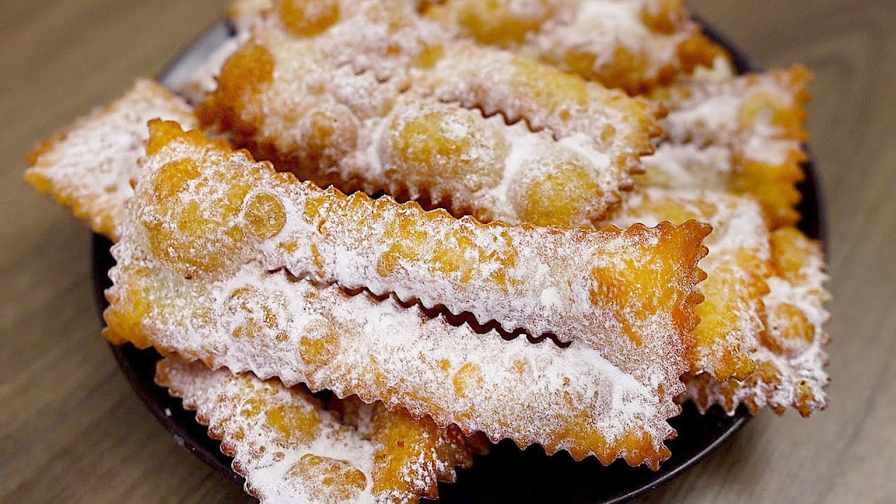 CHIACCHIERE - ИТАЛЬЯНСКИЕ ХРУСТЯЩИЕ СЛАДОСТИ. Простой и легкий рецепт