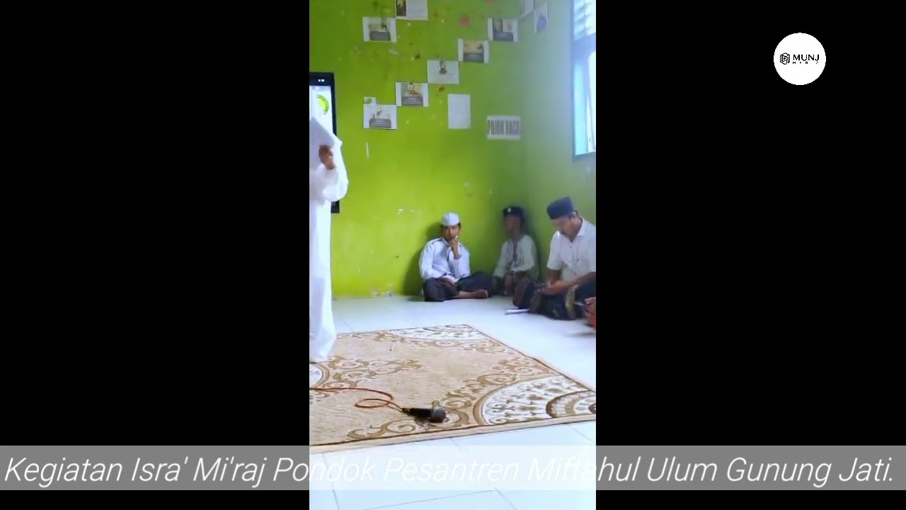 KEGIATAN ISRA' MI'RAJ PP MIFTAHUL ULUM GUNUNG JATI II PENCERAMAH USTADZAH SRI WAHYU NINGSIH