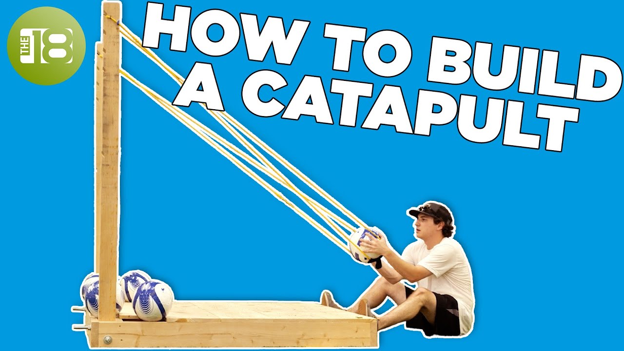 How To Build A Giant Soccer Catapult | DIY SOCCER SLINGSHOT