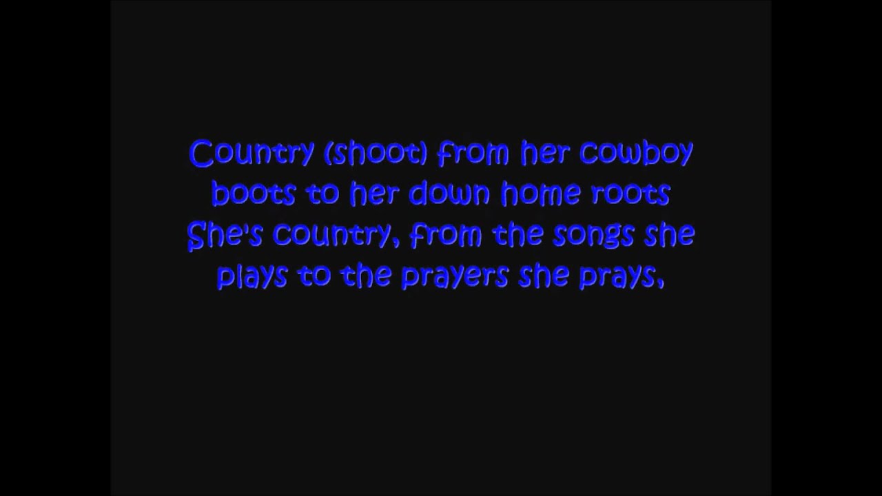 Jason Aldean - Shes Country (With Lyrics)