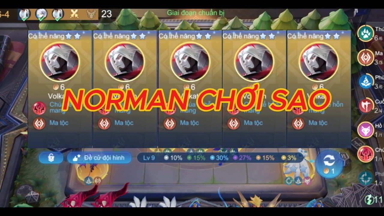 ĐỘI HÌNH NORMAN CHƠI SAO ĐỂ MẠNH VÀ TỐI ƯU ??? | ĐỘI HÌNH MẠNH NHẤT | CỜ LIÊN QUÂN