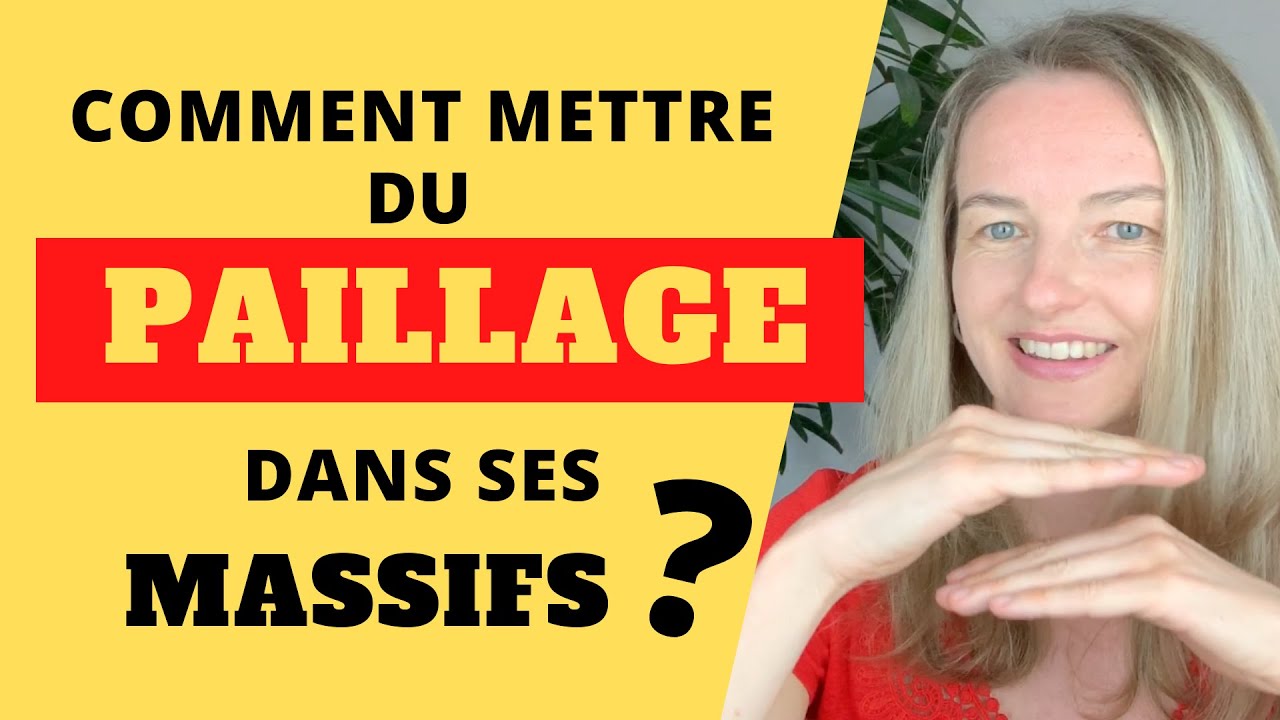 Comment mettre du PAILLAGE ? Copeaux de bois pour massifs