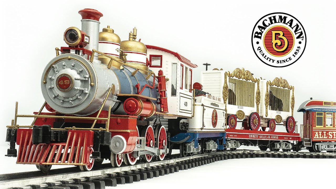 Vintage Bachmann G-Scale Emmett Kelly Jr. Circus The Ringmaster Electric Train Set Unboxing & Review