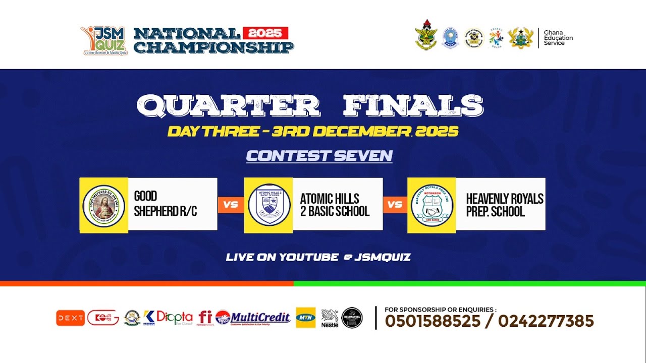 QUARTER-FINAL 7 || GOOD SHEPHERD R/C vs ATOMIC HILLS 2 BASIC SCHOOL vs HEAVENLY ROYALS PREP. JHS.