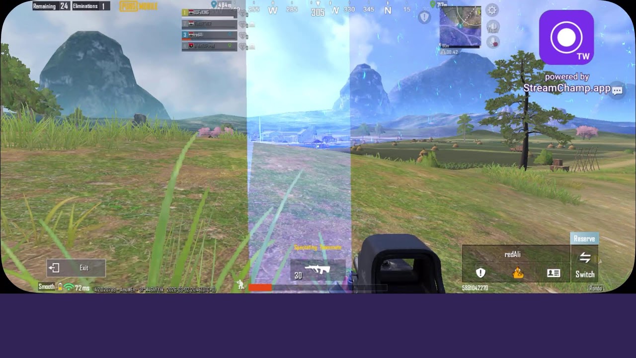 Broadcast powered by StreamChamp