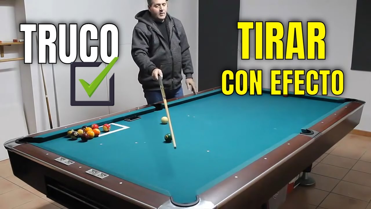 TIROS CON EFECTO en pool Y COMO TIRARLOS Trucos de ejecución