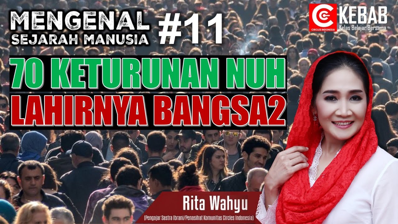 70 KETURUNAN NUH - LAHIRNYA BANGSA-BANGSA (Sejarah Manusia 11)