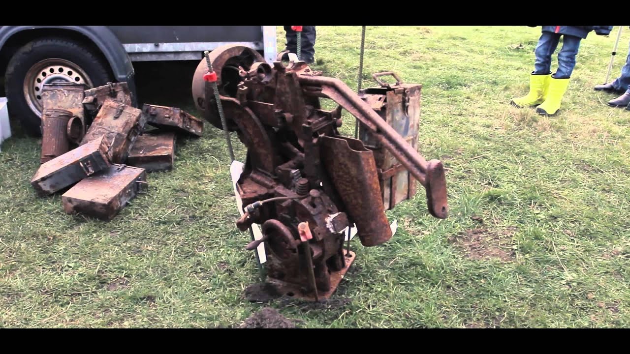 Udgravning af Regelbau 506 bunker - Hanstholm, Danmark 31.10.2015