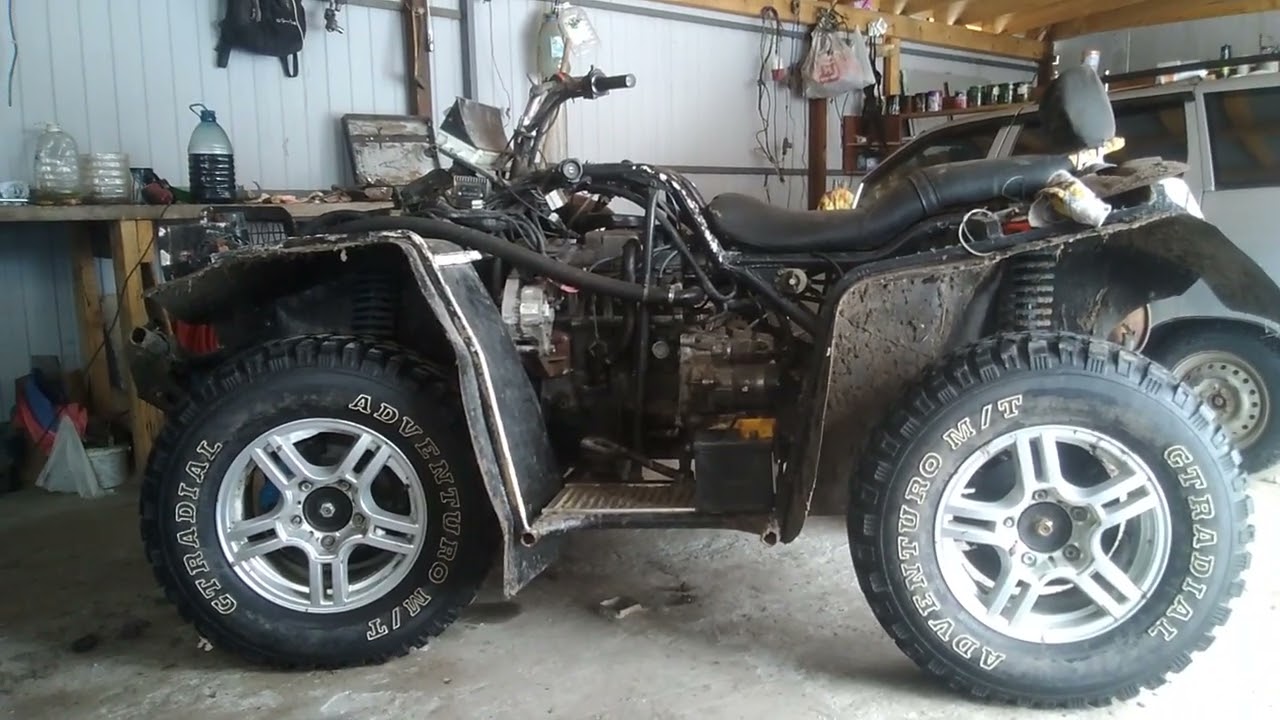 квадроцикл из ваз 4х4 ,поломки с переделки за 2 года жеского offroad